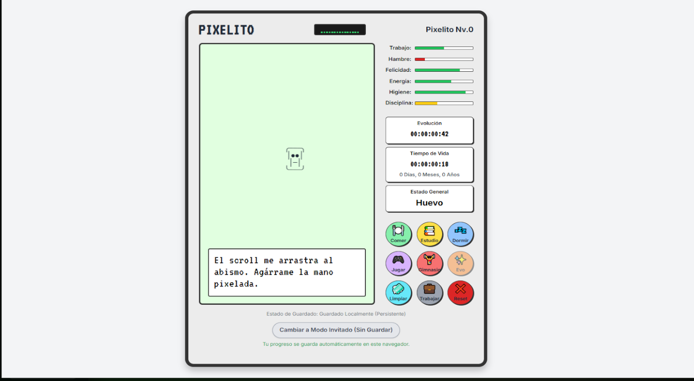 Pixelito Studio - juego web